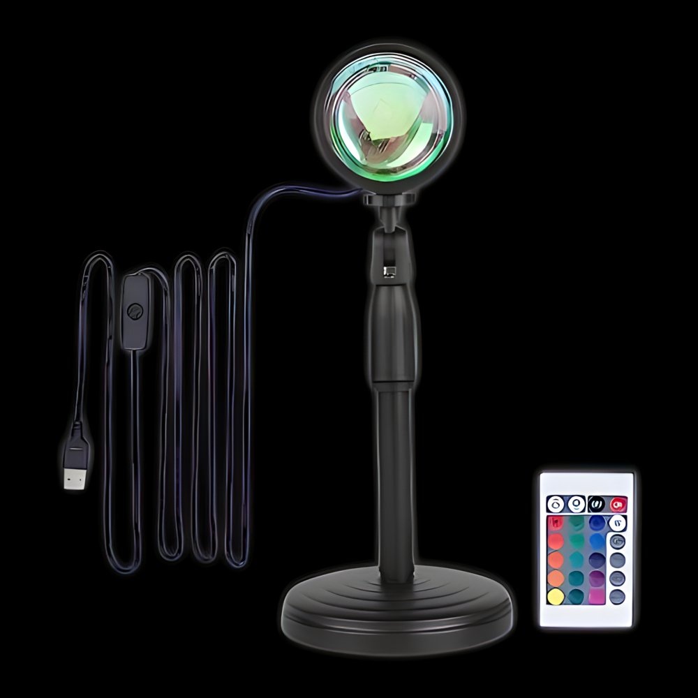 Galaxy Projector + Sunset Lamp Bundle - Sunset Lamp