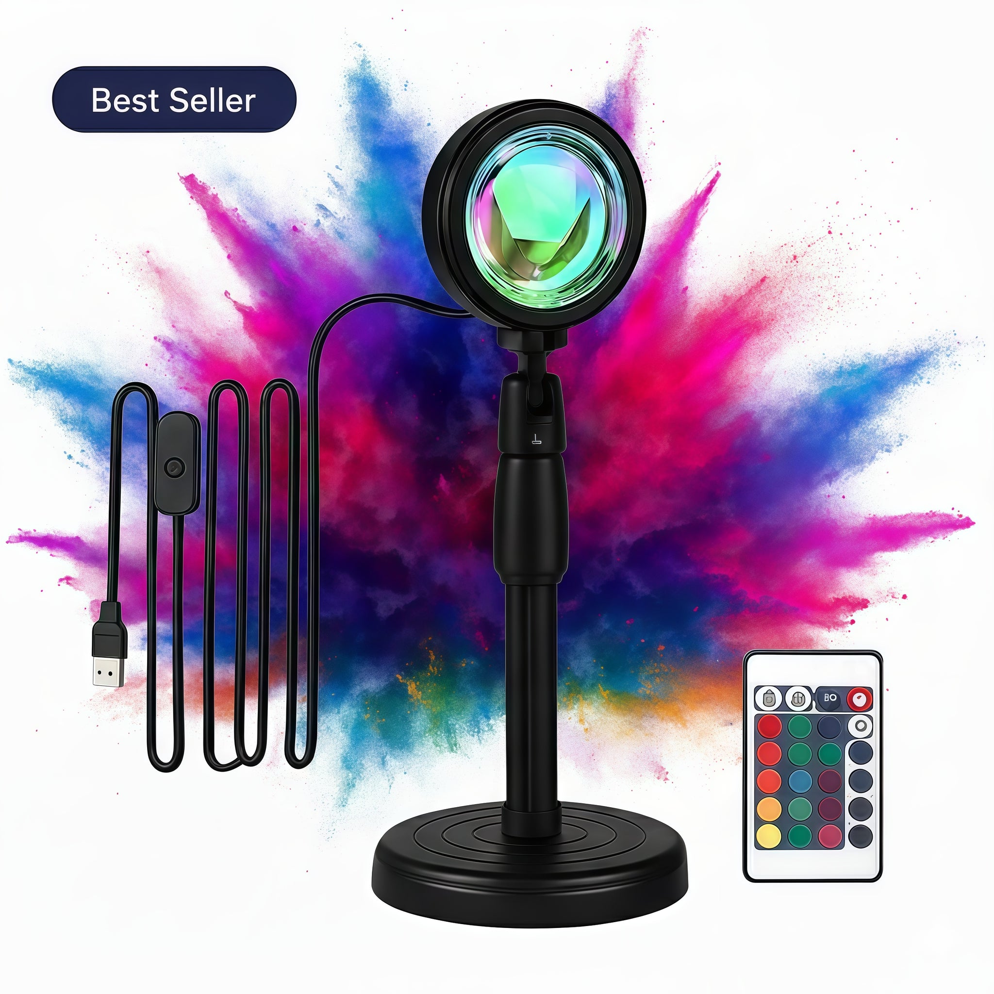 RGB 16 Color Sunset Lamp - Sunset Lamp