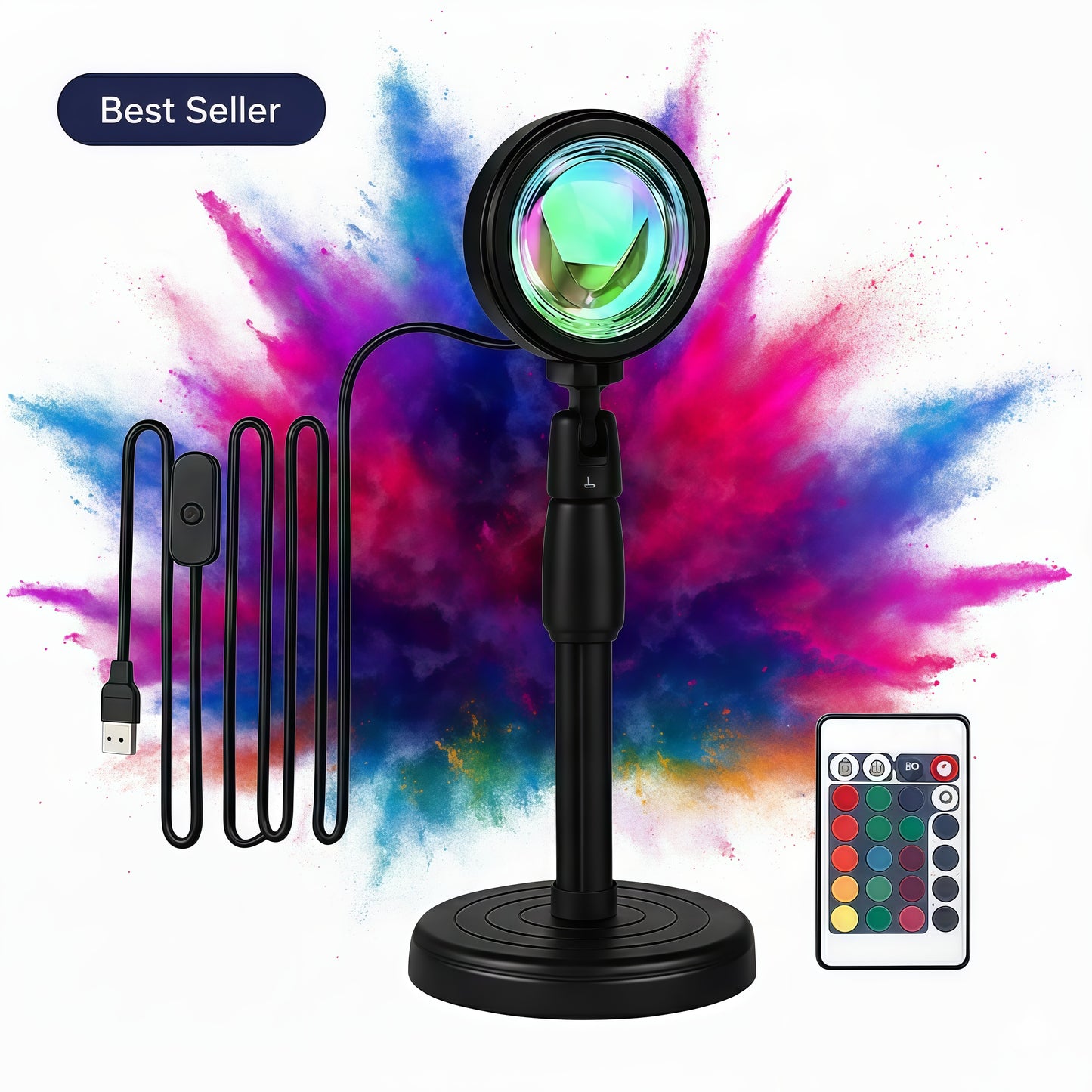 RGB 16 Color Sunset Lamp - Sunset Lamp